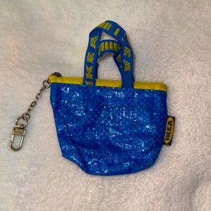 IKEA shopping bag keychain